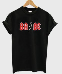 BABE ACDC Parody T-shirt PU27