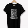 Black Month History Black Lives Matter T-Shirt PU27