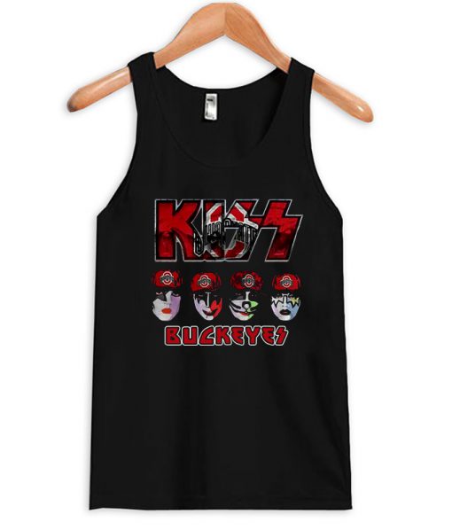 KISS Hotter Than Hell Ohio State Buckeyes Tanktop PU27