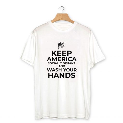 Keep America Socially Distant T-Shirt PU27