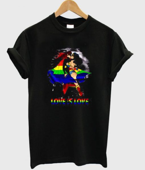 Love Is Love Wonder Woman T-shirt PU27