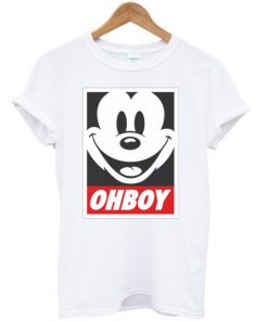 Oh Boy Mickey Mouse Obey Inspired T-Shirt PU27