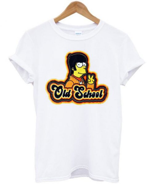 Old School Homer Simpson Funny T-shirt PU27