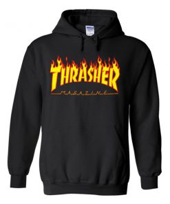 Thrasher Fire Yellow Hoodie PU27