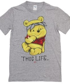 Winnie The Pooh Thug Life T-shirt PU27