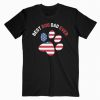 Best Dog Dad Ever American Flag T-Shirt PU27