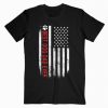 Best Dog Dad Ever American Flag T-Shirt PU27