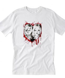 Chucky and Tiffany Valentines Day T-Shirt PU27