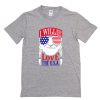 I Willie Love The USA Flag T-Shirt PU27