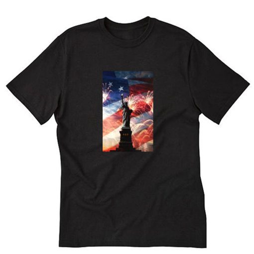 Independence Day USA Fireworks T-Shirt PU27