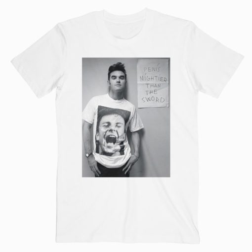 Morrissey Penis Mighter Than The Sword Band T-Shirt PU27