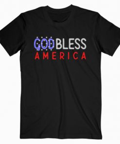 Patriotic USA God Bless America T-Shirt PU27