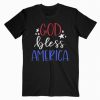 Patriotic USA God Bless America T-Shirt PU27