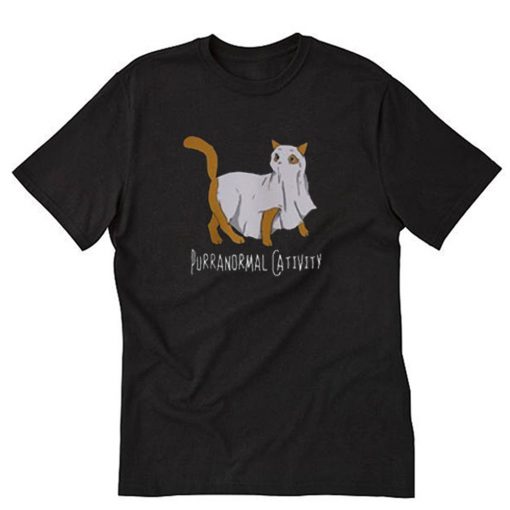 Purranormal Cativity Halloween T-Shirt PU27