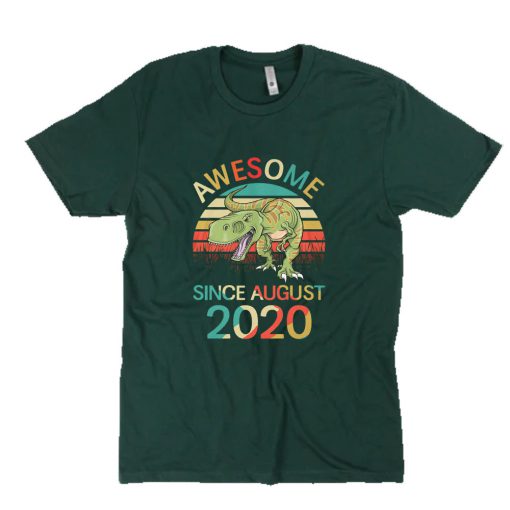 Awesome Since August 2020 T-Shirt PU27