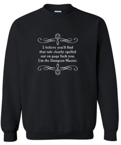 Caverns and Creatures RPG Sweatshirt PU27