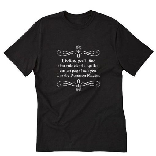 Caverns and Creatures RPG T-Shirt PU27