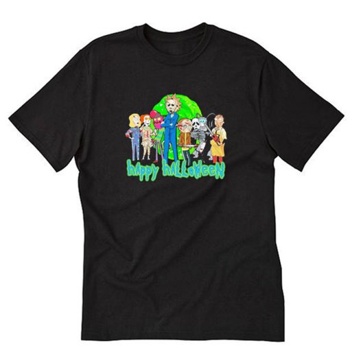 Happy Halloween Rick Morty T-Shirt PU27