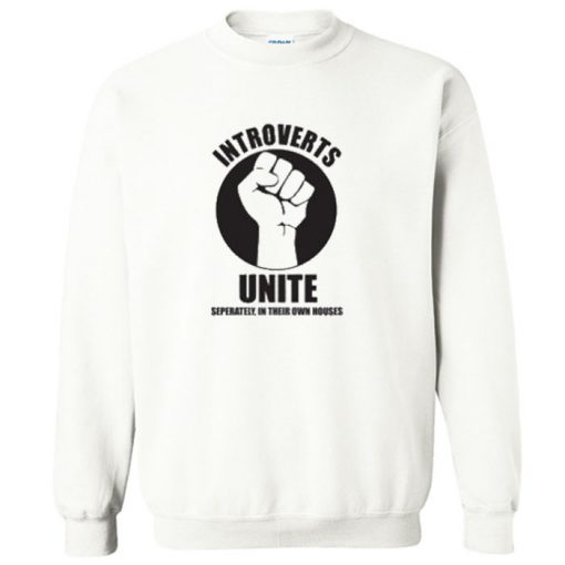 Introverts Unite Sweatshirt PU27