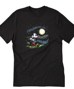 Mickey Mouse Starry Night T-Shirt PU27