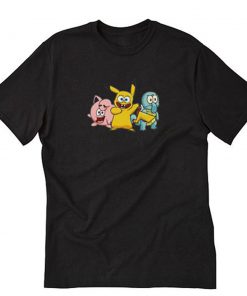 Pikachu And SapongeBob T-Shirt PU27