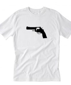 Smith And Wesson Revolver Silhouette T-Shirt PU27