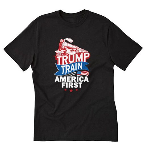 Trump Train America First Graphic T-Shirt PU27