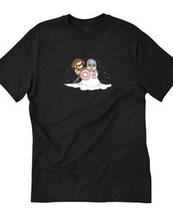 Captain America Snowman T-Shirt PU27