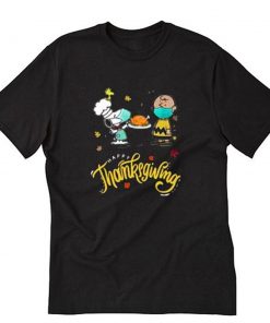 Charlie Brown and Snoopy chef face mask T-Shirt PU27