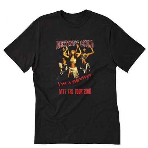 Destinys Child I’m a Survivor MTV TRL Tour T-Shirt PU27