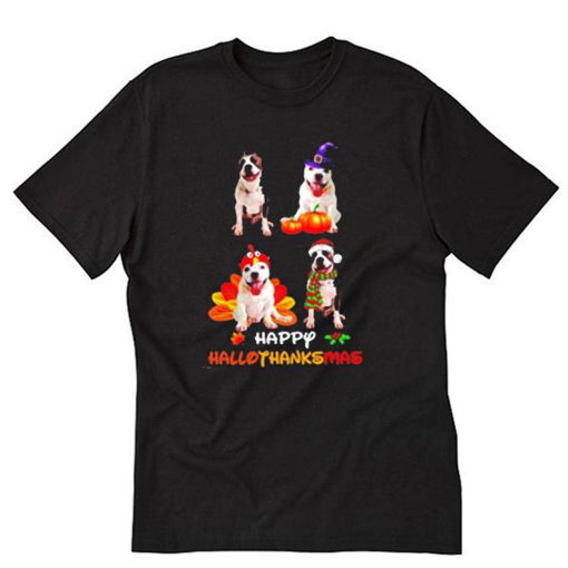 Halloween Thanksgiving Christmas T-Shirt PU27