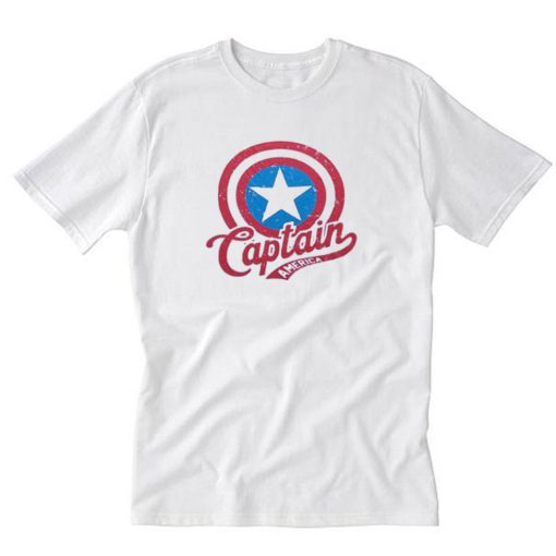 Logo Captain America T-Shirt PU27