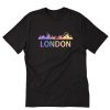 London Skyline Vintage Retro T-Shirt PU27