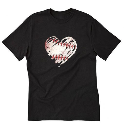 Baseball Heart T-Shirt PU27