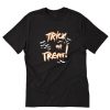 Letter Halloween Trick or Treat T-Shirt PU27