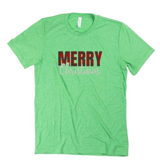 Merry Christmas (Plaid) T-Shirt PU27