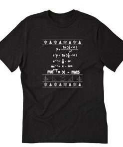 Merry = x-mas ugly christmas math T-Shirt PU27