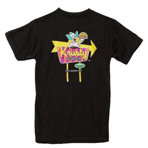 The Simpsons Krusty Burger T-Shirt PU27 back