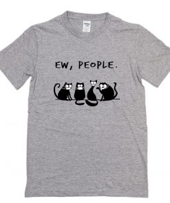 Trending 2020 Black Cat Ew People Funny T-Shirt PU27