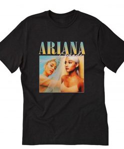 Ariana Grande 90s Vintage Black T-Shirt PU27