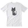 Aztec Patterned Cat T-Shirt PU27