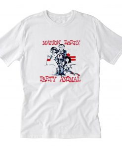 Classic Unworn Retro ’90s Marion Barry PARTY ANIMAL T-Shirt PU27