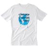 Climate Change is Real Earth Melting T-Shirt PU27