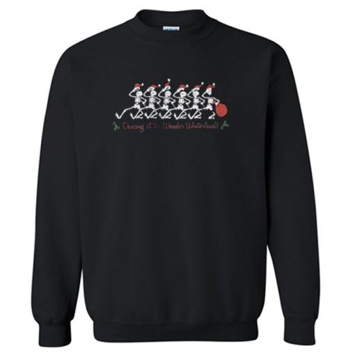 Grateful Dead Dancing Skeletons Winter Wonderland Sweatshirt PU27