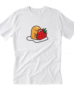Gudetama Eat Strawberry T-Shirt PU27