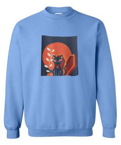 Halloween Cat Sweatshirt PU27