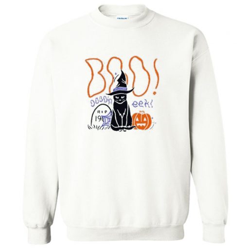 Halloween Kitty Sweatshirt PU27