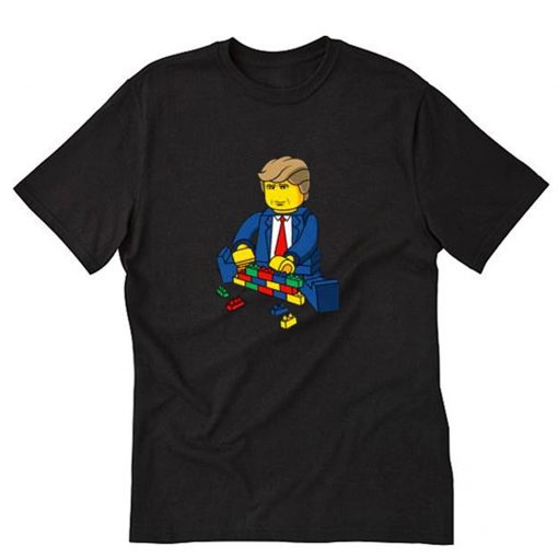 Lego Donald Trump Wall T-Shirt PU27