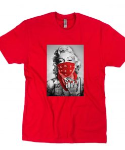 Marilyn Monroe Red Bandana T-Shirt PU27