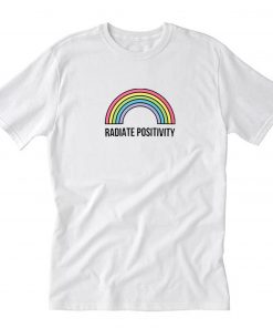 Radiate Positivity Rainbow T-Shirt PU27